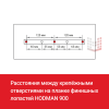 Лопасти затирочные HODMAN 900, комплект 4 шт.