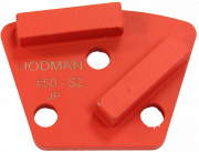Пад алмазный шлифовальный HODMAN #50S 2 сегмента - Оборудование для устройства и обработки бетонных полов