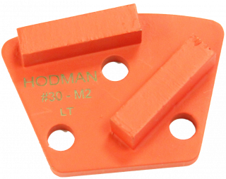Пад алмазный шлифовальный HODMAN #30M 2 сегмента - Оборудование для устройства и обработки бетонных полов