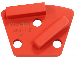 Пад алмазный шлифовальный HODMAN #50H 2 сегмента - Оборудование для устройства и обработки бетонных полов